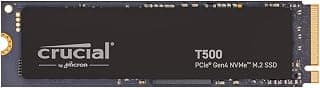 Crucial T500 2TB Gen4 NVMe M.2 Internal Gaming SSD, Up to 7400MB/s, Laptop & Desktop Compatible + 1mo Adobe CC All Apps - CT2000T500SSD8