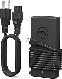 New Slim 65W Dell Laptop Charger USB C for Dell Latitude 5420 5520 7420 7430 7480 7490, for Dell Inspiron 14 16 7620 2in1 Chromebook 3100 Dell XPS 13 LA65NM190 Type C Dell AC Adapter Power Cord