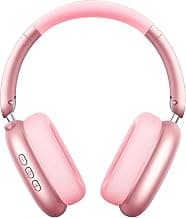 Y01 Wireless Over Ear Headphones, Noise Canceling Bluetooth 5.3 Headphones with Microphones,Hi-Res Audio,48H Playtime,Foldable,Breathable Soft Earpads for iOS/Android/Samsung/PC-Pink