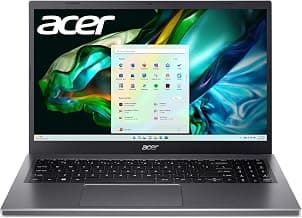 Aspire 5 15 Slim Laptop | 15.6" FHD 1920x1080 IPS Touch | Intel Core i5-13420H | Intel UHD Graphics | 16GB LPDDR5 | 512GB Gen 4 SSD | Wi-Fi 6 | Backlit KB | Protective Sleeve| A515-58PT-50UJ