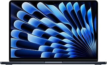 2025 MacBook Air 13-inch Laptop with M4 chip: Built for Apple Intelligence, 13.6-inch Liquid Retina Display, 16GB Unified Memory, 256GB SSD Storage, 12MP Center Stage Camera, Touch ID; Midnight