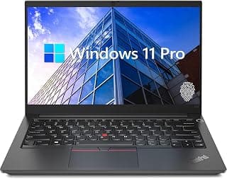 Lenovo ThinkPad E14 Gen 5 Business Laptop, 14" FHD+ Display, AMD Ryzen 7 7730U (Beat i7-1255U), 16GB RAM, 512GB SSD, FP Reader, Backlit Keyboard, HDMI, RJ45, Wi-Fi 6, Windows 11 Pro, Black