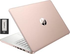 Stream 14" HD BrightView Laptop, Intel Celeron N4120, 16GB RAM, 416GB Storage (128GB eMMC + 288GB Docking Station Set), Intel UHD Graphics, 720p Camera, Wi-Fi, 1 Year Office 365, Win 11 S, Gold