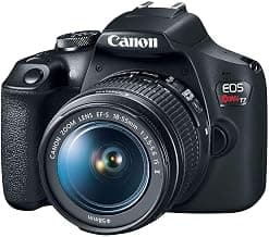 EOS Rebel T7 DSLR Camera with 18-55mm Lens | Built-in Wi-Fi | 24.1 MP CMOS Sensor | DIGIC 4+ Image Processor and Full HD Videos